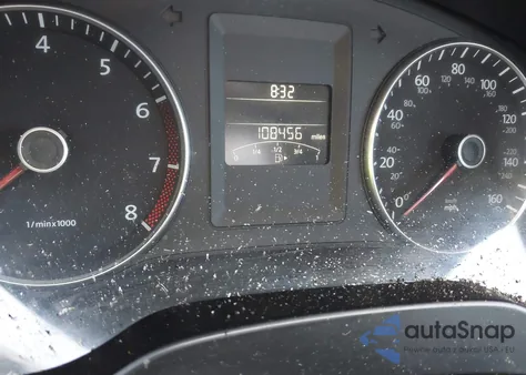 2012 Volkswagen Jetta 2.5L Se из США, поврежденный, VIN 3VWDP7AJ7CM348471